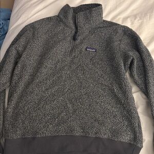 Patagonia Men's Zip-Up Sweater in Charcoal